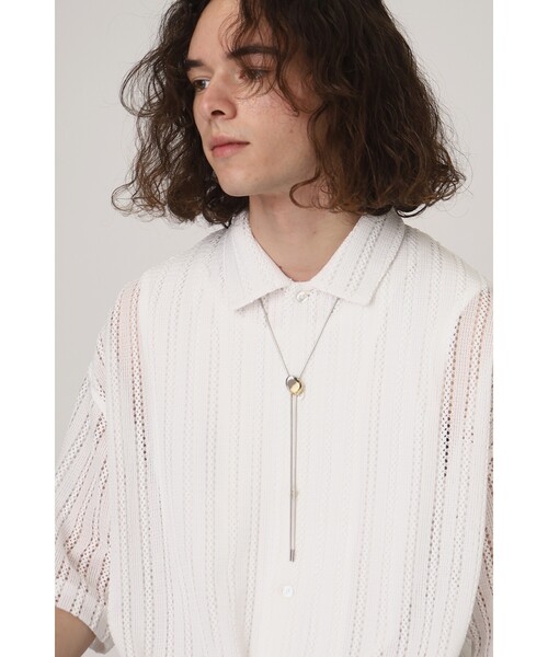 tk.TAKEO KIKUCHI（ティーケータケオキクチ）の「◆メタルループタイネックレス（ネックレス・メンズ・シルバー系4/シルバー・00）」の16枚目の写真