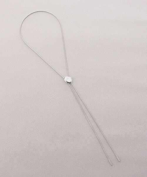 tk.TAKEO KIKUCHI（ティーケータケオキクチ）の「◆メタルループタイネックレス（ネックレス・メンズ・シルバー系4/シルバー・00）」の13枚目の写真