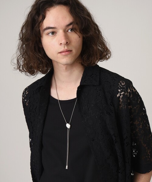 tk.TAKEO KIKUCHI（ティーケータケオキクチ）の「◆メタルループタイネックレス（ネックレス・メンズ・シルバー系4/シルバー・00）」の12枚目の写真