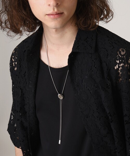 tk.TAKEO KIKUCHI（ティーケータケオキクチ）の「◆メタルループタイネックレス（ネックレス・メンズ・シルバー系4/シルバー・00）」の11枚目の写真