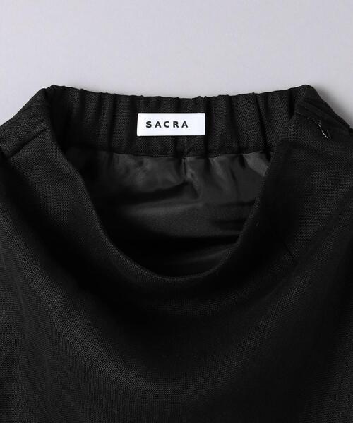 SACRA(サクラ)の「<SACRA>タイト マキシスカート(スカート・レディース・ブラック/ナチュラル・36/38)」の19枚目の写真