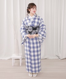小紋　藍染　菊花　ネイビー　ドット　着物　084w d pz1644-01_1.jpg?_ex=400x537&s=
