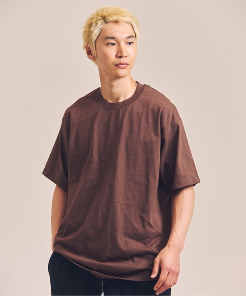 PRO CLUB (プロクラブ)の「PRO CLUB-Hevyweight.Crew.Neck-SSTEE(Tシャツ/カットソー・メンズ・ブラック/ホワイト/オレンジ/ブラウン/ライム・L/XXL/XL)」の4枚目の写真