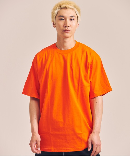 PRO CLUB (プロクラブ)の「PRO CLUB-Hevyweight.Crew.Neck-SSTEE(Tシャツ/カットソー・メンズ・ブラック/ホワイト/オレンジ/ブラウン/ライム・L/XXL/XL)」の19枚目の写真