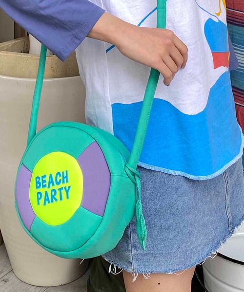 NANEA(ナネア)の「ポシェットショルダー ビーチバッグショルダー(ショルダーバッグ・レディース・グリーン/ブルー・フリー)」の11枚目の写真