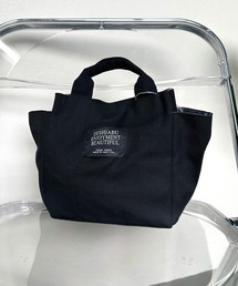 サイドケット付きキャンバストートバッグ