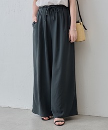 BEARDSLEY | ストレッチジョーゼットバギーパンツ(その他パンツ)