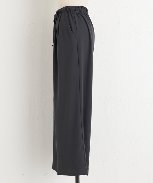 BEARDSLEY(ビアズリー)の「ストレッチジョーゼットバギーパンツ(その他パンツ・レディース・グレー/ブラック・M/S)」の12枚目の写真