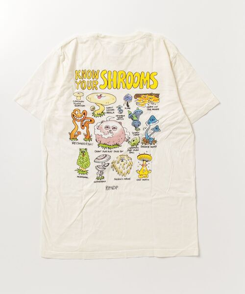 RIPNDIP KNOW UR SHROOMS Tシャツ 半袖 Grey 送料込み Know Ur Shrooms Tee (Grey) – RIPNDIP