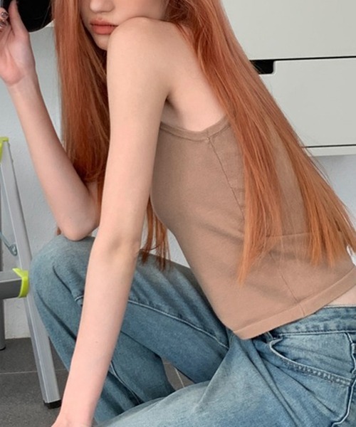 ROSANNAANSARONI ロサンナアンサローニ　キャミソール A-38 ワンショルダーキャミソール（キャミソール）｜LYEON（リヨン