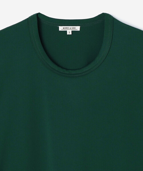 Morris & Sons(モリスアンドサンズ)の「MORRIS & SONS | 半袖クルーネックTシャツ MEN(Tシャツ/カットソー・メンズ・ブルー/ホワイト/グリーン/ブラック・2/1/3)」の7枚目の写真