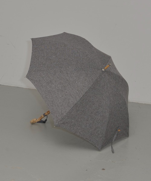 Aunt Marie's(アントマリーズ)の「バンブーハンドル Plain color アンブレラ / 晴雨兼用 / UVカット機能付き(長傘・レディース・ブラック/サックスブルー/アイボリー/グレー/ネイビー・FREE)」の14枚目の写真