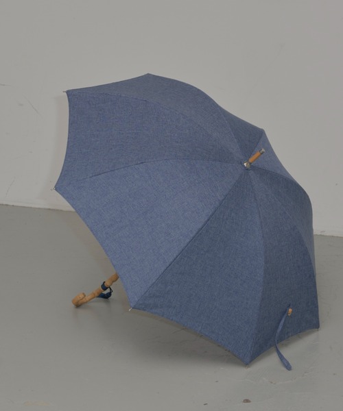 Aunt Marie's(アントマリーズ)の「バンブーハンドル Plain color アンブレラ / 晴雨兼用 / UVカット機能付き(長傘・レディース・ブラック/サックスブルー/アイボリー/グレー/ネイビー・FREE)」の21枚目の写真