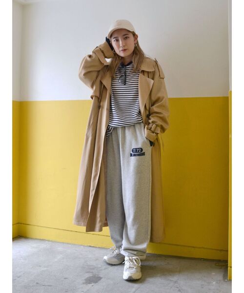 Ungrid(アングリッド)の「【WEB限定】スリーブボリュームワッフルロングスリーブTee(Tシャツ/カットソー・レディース・チャコールグレー/ネイビー/レッド/ピンク/グリーン/アイボリー・FREE)」の18枚目の写真