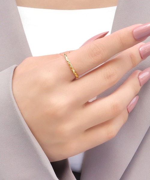 blackdia ocean（ブラックダイヤオーシャン）の「blackdia ocean バリエーションリング（リング・レディース・ゴールド系その他4/ゴールド系その他/ゴールド系その他2/シルバー/ピンク系その他2/ピンク系その他4/ゴールド系その他3/シルバー系その他/ピンク系その他3/シルバー系その他2/ピンク系その他/シルバー系その他4/ゴールド/シルバー系その他3/ピンク・9号/11号/16号/14号）」の13枚目の写真