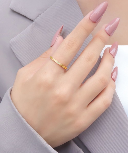 blackdia ocean（ブラックダイヤオーシャン）の「blackdia ocean バリエーションリング（リング・レディース・ゴールド系その他4/ゴールド系その他/ゴールド系その他2/シルバー/ピンク系その他2/ピンク系その他4/ゴールド系その他3/シルバー系その他/ピンク系その他3/シルバー系その他2/ピンク系その他/シルバー系その他4/ゴールド/シルバー系その他3/ピンク・9号/11号/16号/14号）」の21枚目の写真