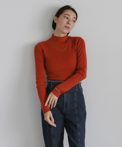 select MOCA(セレクトモカ)の「ハイウエストダメージセンターラインデニム(デニムパンツ・レディース・ダークインディゴブルー/インディゴブルー・MEDIUM/SMALL)」の13枚目の写真