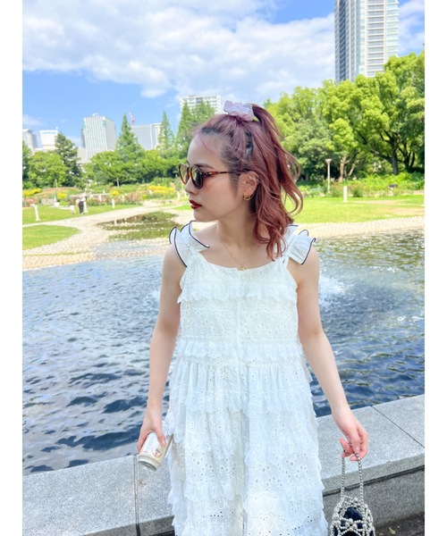 JUMELLE（ジュメロ）の「linge shushu（シュシュ・レディース・サックスブルー/ライトピンク・FREE）」の22枚目の写真