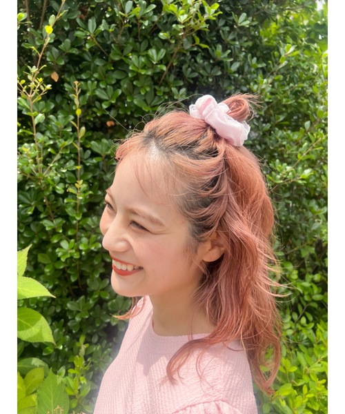 jumelle（ジュメロ）の「linge shushu（シュシュ・レディース・サックスブルー/ライトピンク・FREE）」の21枚目の写真