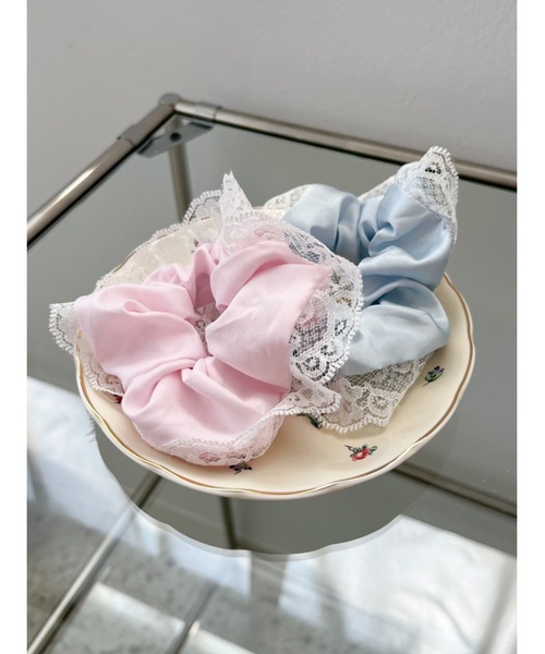 jumelle（ジュメロ）の「linge shushu（シュシュ・レディース・サックスブルー/ライトピンク・FREE）」の7枚目の写真