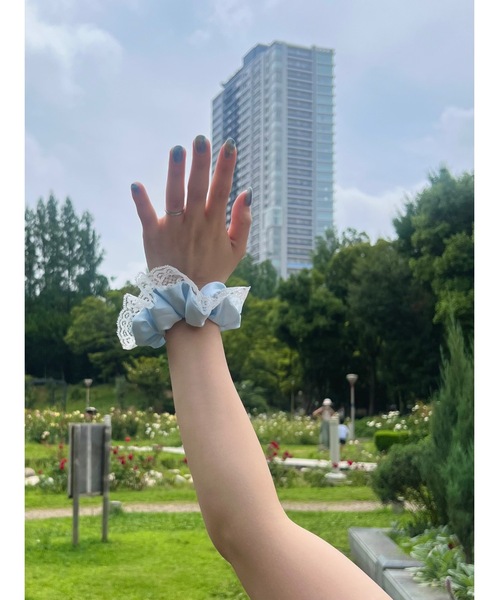 jumelle（ジュメロ）の「linge shushu（シュシュ・レディース・サックスブルー/ライトピンク・FREE）」の19枚目の写真