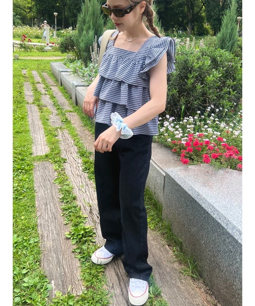 jumelle（ジュメロ）の「linge shushu（シュシュ・レディース・サックスブルー/ライトピンク・FREE）」の17枚目の写真