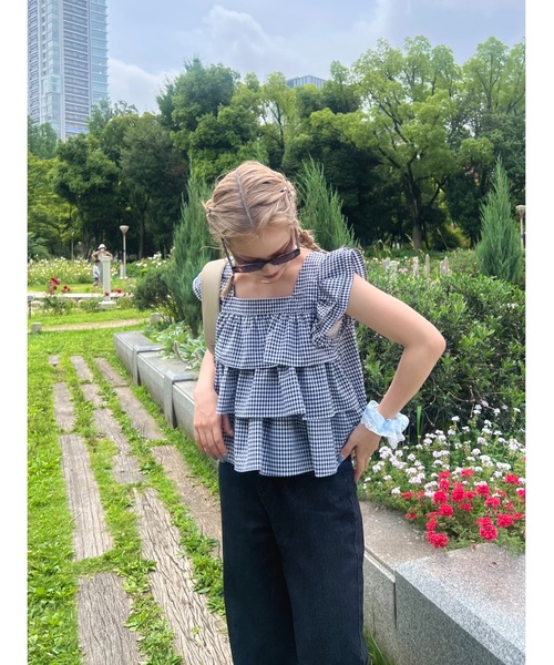 jumelle（ジュメロ）の「linge shushu（シュシュ・レディース・サックスブルー/ライトピンク・FREE）」の16枚目の写真