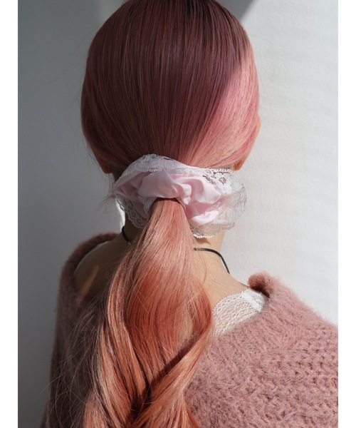 jumelle（ジュメロ）の「linge shushu（シュシュ・レディース・サックスブルー/ライトピンク・FREE）」の3枚目の写真