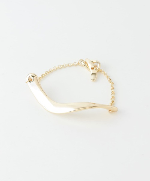 SMELLY（スメリー）の「ツイストプレートチェーンマンテルブレスレット（ブレスレット・レディース・シルバー/ゴールド・-）」の13枚目の写真