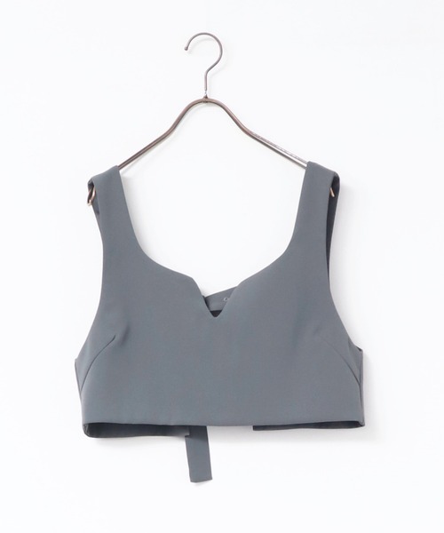 hunch（ハンチ）の「【WEB限定/別注】ポリツイルビスチェ（ベスト・レディース・杢グレー/ブラック/タン/ダークブラウン/グレー・FREE）」の6枚目の写真