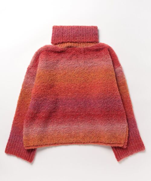 チチカカ(チチカカ)の「グラデーションニットプルオーバー(ニット/セーター・レディース・グリーン/オレンジ/パープル・FREE)」の18枚目の写真