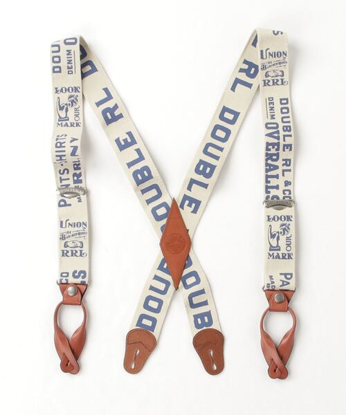 RRL(ダブル アール エル)の「(限定コレクション)ロゴ ストレッチ ブレーシズ(サスペンダー・メンズ・ネイビー系1・ONE)」の4枚目の写真