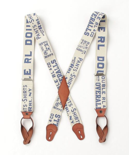 RRL(ダブル アール エル)の「(限定コレクション)ロゴ ストレッチ ブレーシズ(サスペンダー・メンズ・ネイビー系1・ONE)」の5枚目の写真