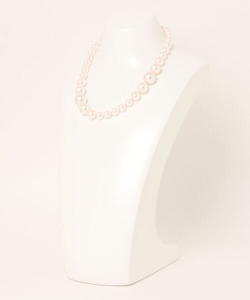 ADAM ET ROPE'（アダムエロペ）の「【NUMBERING】PEARL NECKLACE（ネックレス・レディース・ピンク/ブラック・FREE）」の3枚目の写真