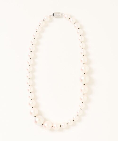 ADAM ET ROPE'（アダムエロペ）の「【NUMBERING】PEARL NECKLACE（ネックレス・レディース・ピンク/ブラック・FREE）」の5枚目の写真