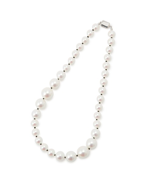 ADAM ET ROPE'（アダムエロペ）の「【NUMBERING】PEARL NECKLACE（ネックレス・レディース・ピンク/ブラック・FREE）」の7枚目の写真