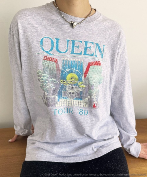 LOWRYS FARM（ローリーズファーム）の「ＢＡＮＤＴＥＥＬＳ  970331（Tシャツ/カットソー・レディース・ホワイト系その他2/グレー系その他3/グレー系その他2/グレー系その他/グレー系その他4/ホワイト・FREE）」の3枚目の写真