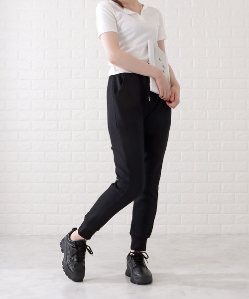 Lace Ladies（レースレディース）の「裏起毛スウェットイージーパンツ（スウェットパンツ・レディース・ブラック/ネイビー/グレー・XL/M/S）」の10枚目の写真