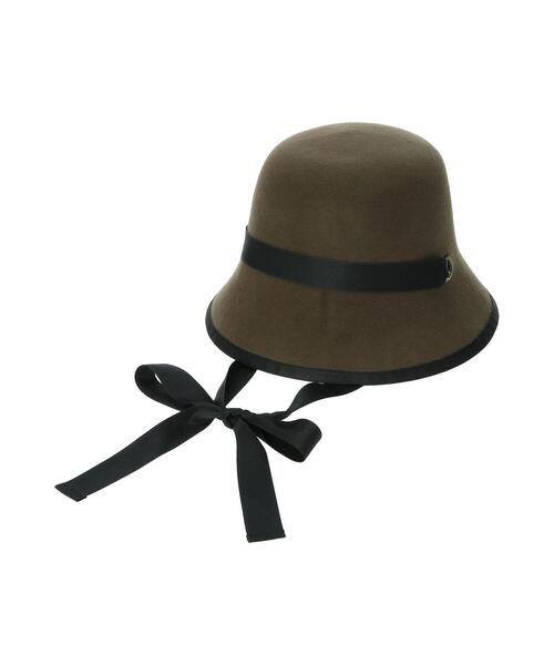 Samansa Mos2（サマンサ モスモス）の「リボンテープ付バケットハット（ハット・レディース・ブラウン/キャメル・F）」の11枚目の写真