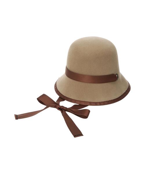 Samansa Mos2（サマンサ モスモス）の「リボンテープ付バケットハット（ハット・レディース・ブラウン/キャメル・F）」の10枚目の写真