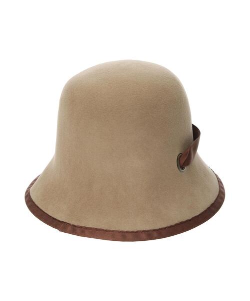 Samansa Mos2（サマンサ モスモス）の「リボンテープ付バケットハット（ハット・レディース・ブラウン/キャメル・F）」の9枚目の写真