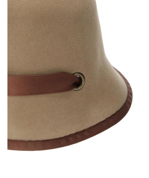 Samansa Mos2（サマンサ モスモス）の「リボンテープ付バケットハット（ハット・レディース・ブラウン/キャメル・F）」の16枚目の写真