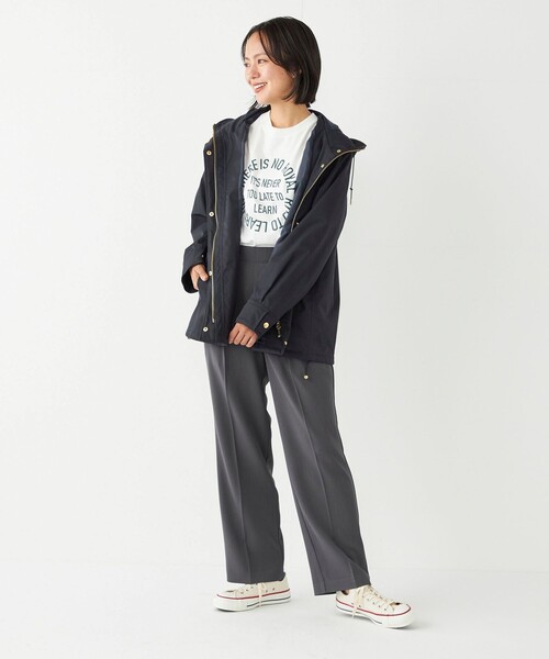 SHIPS Colors(シップス カラーズ)の「SHIPS Colors:〈洗濯機可能〉2タック ストレート パンツ(その他パンツ・レディース・グレー/ワイン/ネイビー・MEDIUM/SMALL)」の17枚目の写真