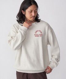 SHIPS | KINGSPOINT: ロゴ プリント スウェット プルオーバー(スウェット)