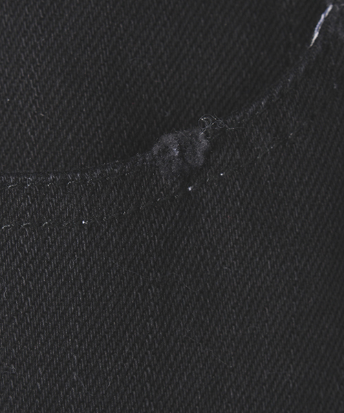 IKUMI(イクミ)の「【IKUMI】CRUSHD DENIM PANTS(デニムパンツ・レディース・ホワイト/ブラック・FREE)」の5枚目の写真