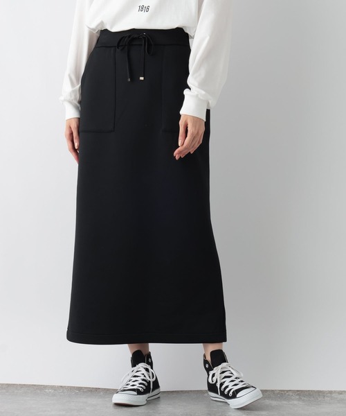 GLOBAL WORK（グローバルワーク）の「ライトクッションアイラインスカート/964128（スカート・レディース・ブラック/グレイッシュベージュ・MEDIUM/LARGE）」の7枚目の写真