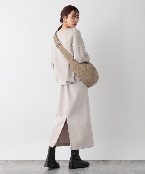 GLOBAL WORK（グローバルワーク）の「ライトクッションアイラインスカート/964128（スカート・レディース・ブラック/グレイッシュベージュ・MEDIUM/LARGE）」の14枚目の写真