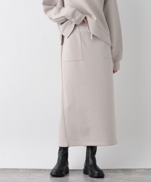 GLOBAL WORK（グローバルワーク）の「ライトクッションアイラインスカート/964128（スカート・レディース・ブラック/グレイッシュベージュ・MEDIUM/LARGE）」の16枚目の写真