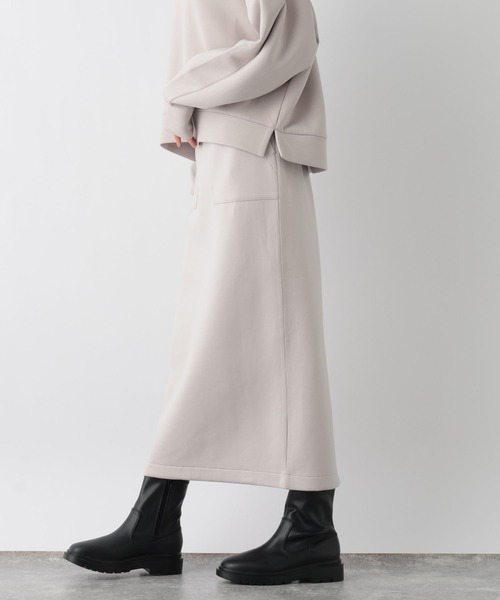 GLOBAL WORK（グローバルワーク）の「ライトクッションアイラインスカート/964128（スカート・レディース・ブラック/グレイッシュベージュ・MEDIUM/LARGE）」の17枚目の写真