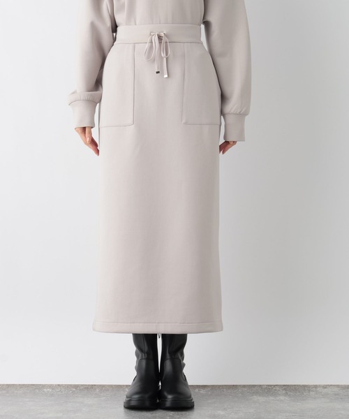 GLOBAL WORK（グローバルワーク）の「ライトクッションアイラインスカート/964128（スカート・レディース・ブラック/グレイッシュベージュ・MEDIUM/LARGE）」の19枚目の写真